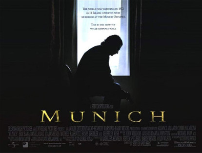 'Munich', dirigida por Steven Spielberg cuenta la historia trágica en la villa olímpica de Munich en 1972, donde son asesinados deportistas israelíes.