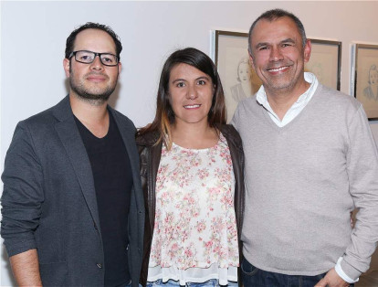 Alejandro Triana, Natalia Cardona y Daniel Nieto.
