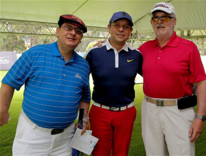 Iván Rodríguez, Carlos Torres y Alberto Vargas.