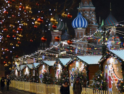 En Moscú la Nochebuena se celebra el seos de enero y el siete la navidad.
