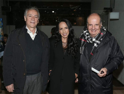 Ignacio Londoño, Marleni Fandiño y Guillermo Restrepo.