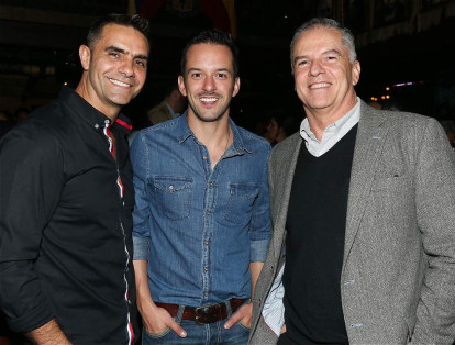 Carlos Abondano, Marco Montejo y Felipe Alvarado.