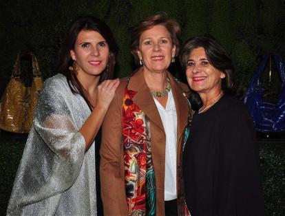 Paula Gamboa, Julia Emma Quintero y Gloria Inés Vélez.