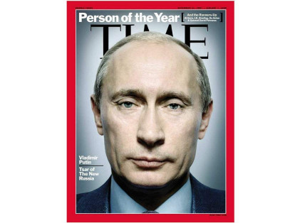 El presidente de Rusia, Vladimir Putin, fue electo como personalidad del 2007. 'Time' lo señala como el zar de la nueva Rusia e indica que su elección se debió a su liderazgo.