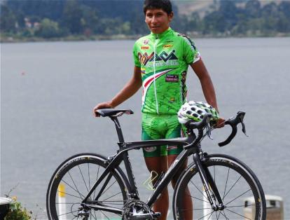 El ciclista Nairo Quintana se inició como amateur en el año 2009 con el equipo Boyacá es Para Vivirla.