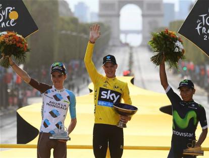 En su tercera participación en el Tour de Francia ocupó el tercer lugar. Los malestares, producto de una alergia, le impidieron arrebatarle el maillot amarillo a su rival, Chris Froome.