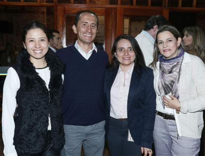 Camila López, Yesid Roldan, Paola de los Ríos y Luz Mary Quintero.