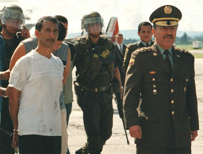 2003. Las autoridades capturan a miembros de las Farc que participaron en el secuestro. El presidente de la época, Álvaro Uribe, anuncia rescate por vía militar. En la foto, alias 'Freddy'.