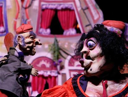 La compañía de títeres y marionetas La Libelula Dorada presentó 'La peor señora del mundo' el viernes y el sábado en el auditorio Confa.