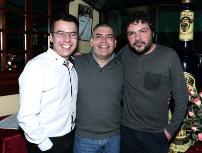 Nelson Polania, Gustavo Gómez y Pascual Gaviria.