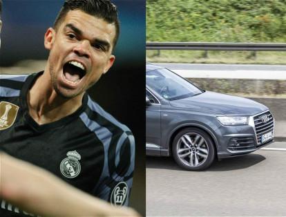 Audi, patrocinador oficial del Real Madrid, le entregó también a Pepe una camioneta Q7.
