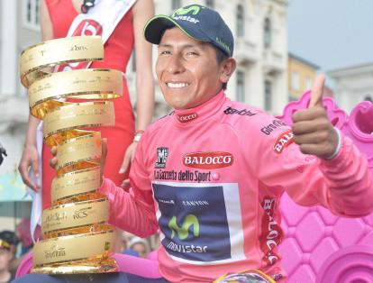 Nairo Quintana ganó el Giro de Italia 2014.
