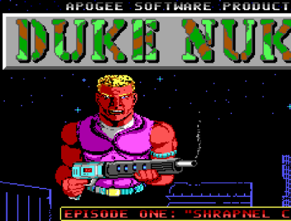 Duke Nukem es un videojuego ambientado en un futuro distópico en donde el protagonista tiene como misión acabar con los robots que atacan la tierra.