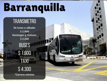 El TransMetro funciona en Barranquilla y su municipio vecino Soledad.