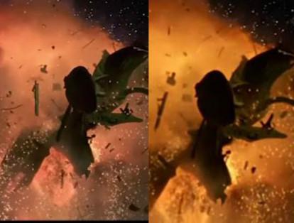 En dos películas de 'Star Trek', el episodio seis y generaciones, tienen la misma imagen para mostrar la explosión de una nave.