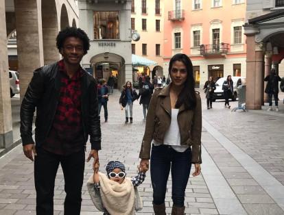 Juan Guillermo Cuadrado, volante de la Selección Colombia, es padre de Lucía. La menor nació noviembre del 2015 y en ocasiones el jugador ha afirmado que espera tener 'la parejita'.