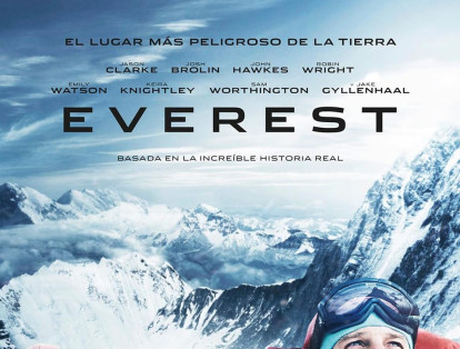 En la película ‘Everest’, de 2015, un grupo de exploradores queda atrapado en medio de una tormenta de nieve en la montaña. El filme se inspira en eventos reales ocurridos en mayo de 1996.