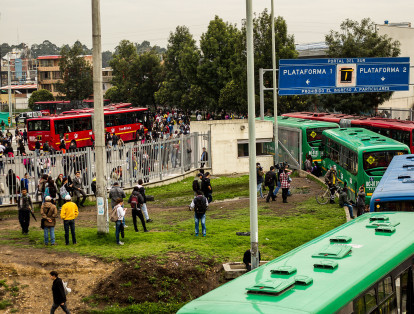 El Portal del Sur fue uno de los puntos más afectados por los manifestantes. Las instalaciones y los buses fueron ocupados.