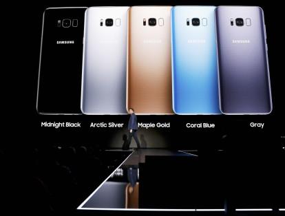 El Samsung Galaxy S8 estará disponible en cinco colores.