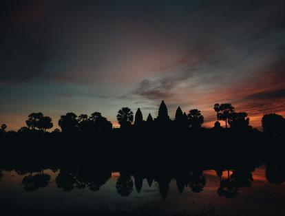 Amanecer en Angkor Wat, Camboya.