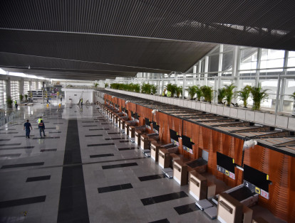 7. Renovación del aeropuerto Alfonso Bonilla Aragón de Cali: En su modernización hay una nueva terminal internacional, de 19.600 metros cuadrados.