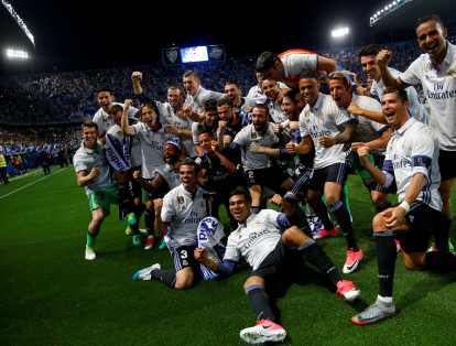 Celebración del título del Real Madrid