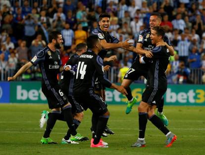Celebración del título del Real Madrid