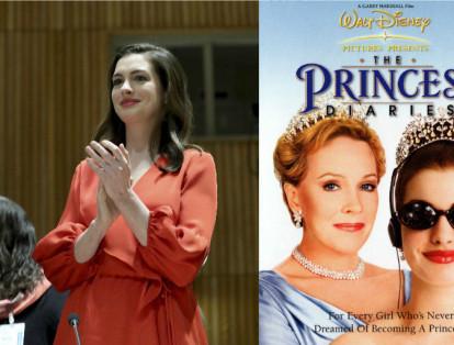 Anne Hathaway fue la princesa Mia en el 'Diario de la Princesa' de Disney. El personaje era una estudiante que pertenecía a la realeza de Genovia, un pequeño reino.