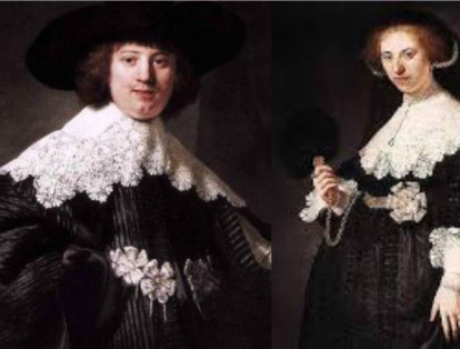 Retratos de Maerten Soolmans y Oopjen Coppit son retratos hechos por el pintor y grabador neerlandés Rembrandt Harmenszoon van Rijin. Reconocido por ser uno de los mayores exponentes de la pintura barroca del mundo. Estas obras fueron vendidas al Museo de Louvre y Rijksmuseum por la familia Rothschild por un valor de 180 millones de dólares.