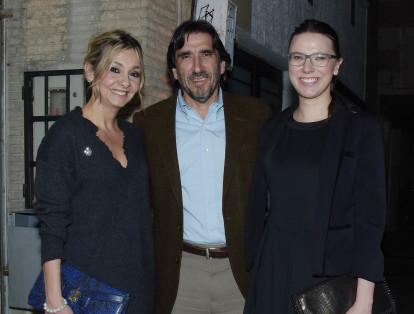 Vicky Turbay, José Darío Gutiérrez y Valentina Gutiérrez.