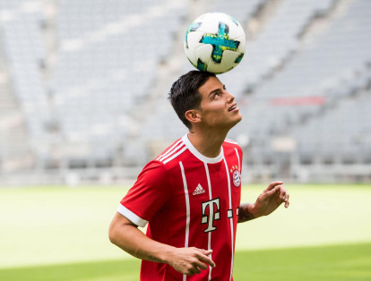 Primer día de James en el Bayern Múnich.