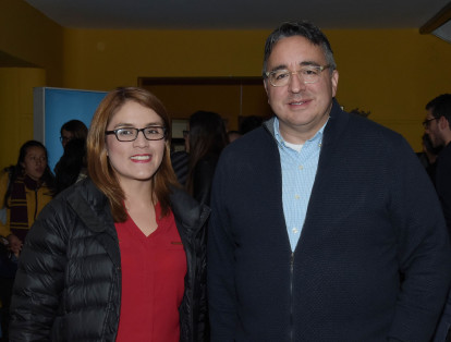 Johana Contreras y Gustavo Morales.