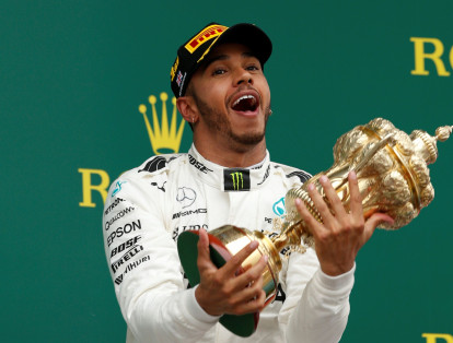 Lewis Hamilton ganador en Gran Bretaña