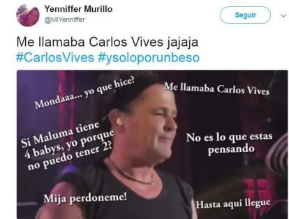 Mientras que Carlos Vives interpretaba la canción ‘Carito’, una de sus fans salió del público y pasó todos los filtros de seguridad hasta llegar a la tarima.