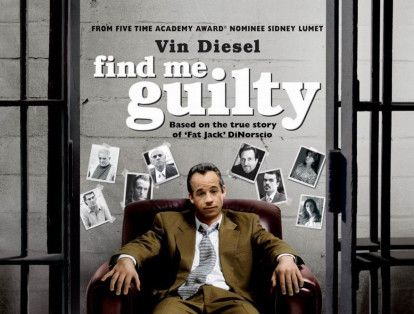 En el filme de 2006 'Find me guilty' encarna a Giacomo 'Jackie' DiNorscio, un mafioso que se representa a sí mismo mientras enfrenta varios cargos judiciales. La cinta está basada en hechos reales.