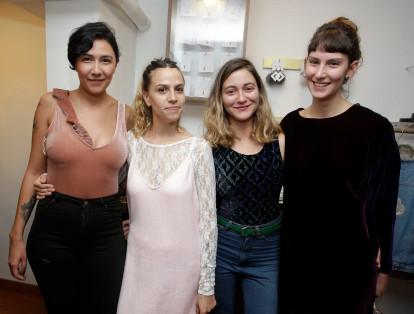 Valeria Leal, Andrea Hermida, Juliana Pérez y Eliza Triana.