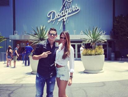 James y Daniela en Los Ángeles, en julio de 2015.