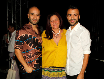 Felipe Cartagena, Pilar Luna y Andrés Pajón.