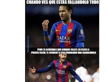 Los mejores memes sobre la salida de Neymar del Barcelona