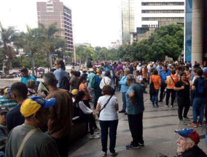 El Parque Cristal, en Caracas, es uno de los puntos donde se mantienen numerosos integrantes de la oposición.