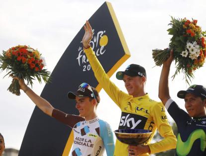 El 2016 fue un año de retos, victorias y tristezas. A pesar de que el colombiano se había preparado para ganar el Tour de Francia, una alergia durante la competencia le hizo perder todas sus expectativas, por lo cual bajó su rendimiento y se llevó el tercer lugar.