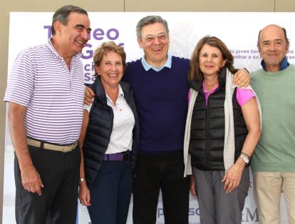 Gustavo Reyes, Pilar Rodríguez, Alfonso Samper, María Cristina Echeverry y Esteban Uribe.