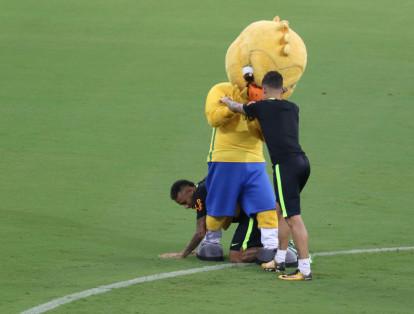 Entrenamiento en Manaos de la Selección de Brasil, previo al encuentro contra Colombia por la fecha 16 de las eliminatorias a Rusia.