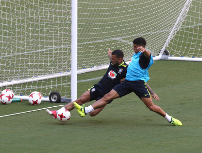 Entrenamiento en Manaos de la Selección de Brasil, previo al encuentro contra Colombia por la fecha 16 de las eliminatorias a Rusia.