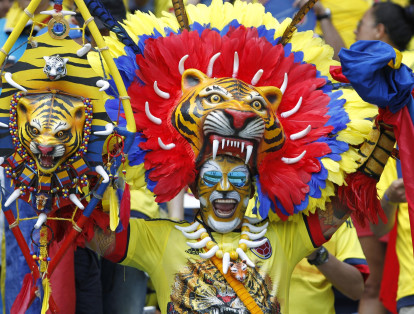 Un ambiente de fiesta se vive en la casa de la Selección Colombia para recibir a Brasil.