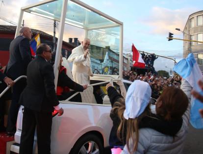 El papa Francisco estará en el país hasta el próximo domingo 10 de septiembre.