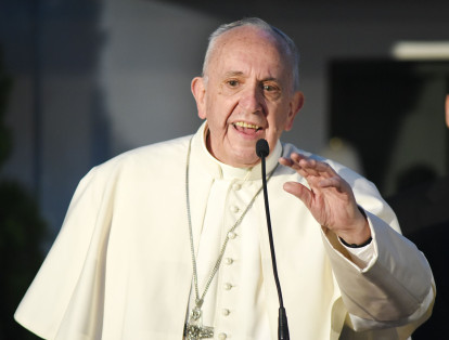 A ritmo de rap y cumbia, jóvenes de Idipron recibieron al papa Francisco.