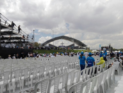 Estas son las imágenes que captaron los reporteros de la sección Bogotá que se recorrieron la ciudad en el segundo día de visita del pontífice.