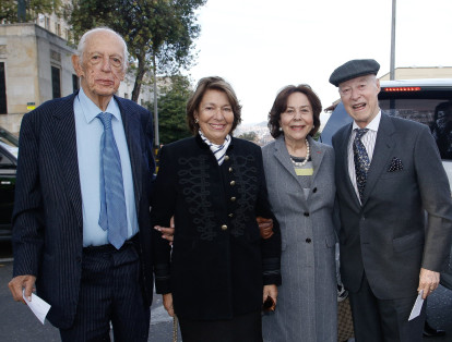 Ramón de la Torre, María Cristina de la Torre, Magda Ramírez y Jorge Ramírez Ocampo.