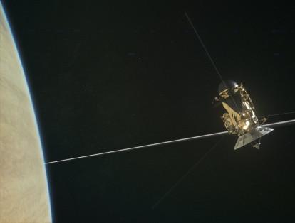 De esta manera, Cassini, el primer artefacto en adentrarse en la atmósfera de un planeta, trabajó hasta su último aliento.